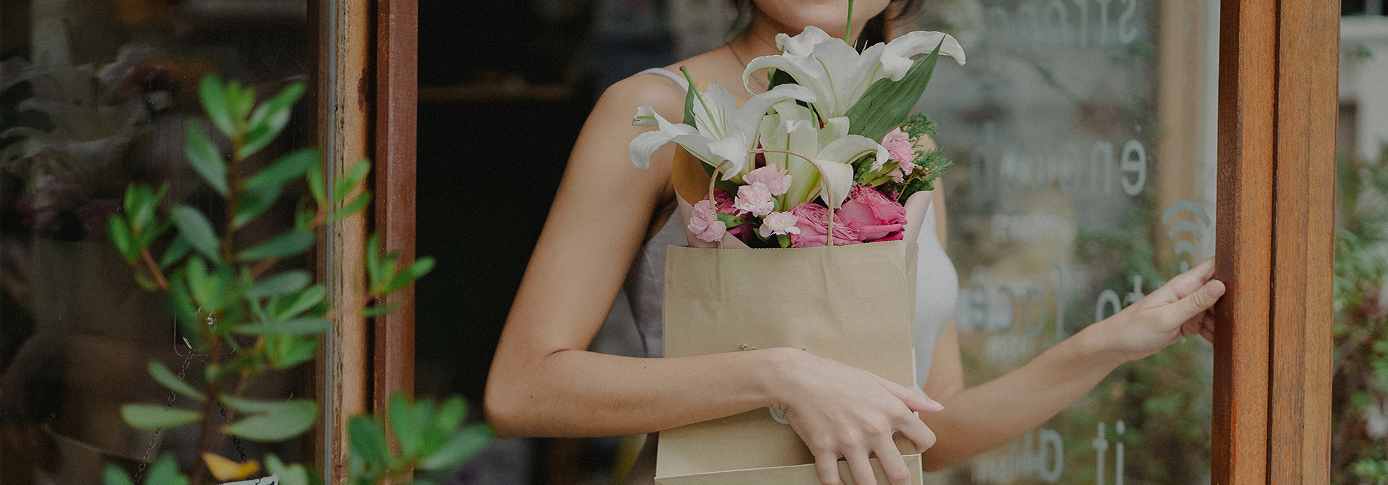Website showcase for florists